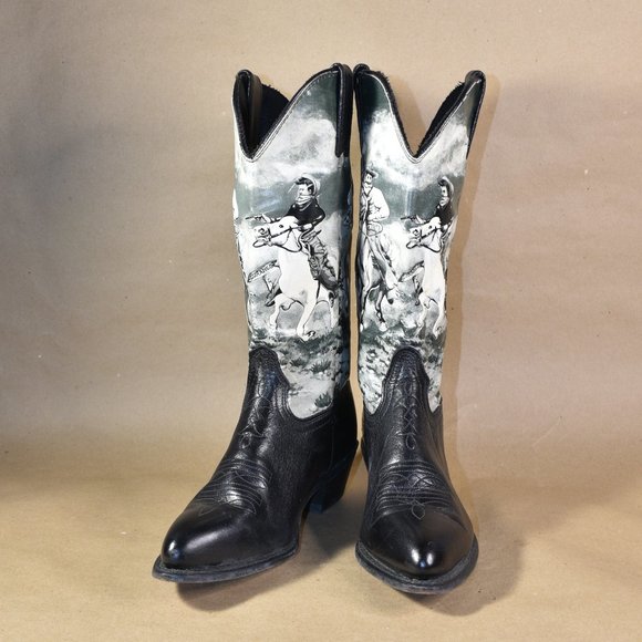 * Vintage DURANGO Shades of the Old West Boot 6 - Picture 2 of 16